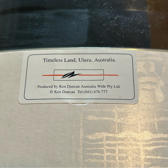 Ken Duncan Renowned Australian Photographer Uluru Print in lovely arched frame - Picture 8 of 11